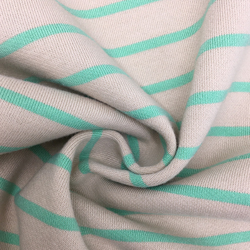 贵创纺织-针织条子卫衣面料 全棉针织毛圈布 针织面料 秋冬保暖打底衫